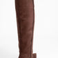 Zach - Brown Slim Heel Over-The-Knee Boot (Women)