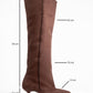 Zach - Brown Slim Heel Over-The-Knee Boot (Women)