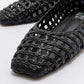 Arcola - Black Knitted Pattern Ballet Flat (Women)