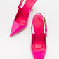 Labin - Fuchsia Patent Buckled High Heel Shoe (Women)