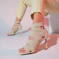 Vejle - Beige Open-Toe Stiletto (Women)