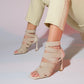 Vejle - Beige Open-Toe Stiletto (Women)