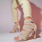 Vejle - Beige Open-Toe Stiletto (Women)