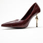 Hudson - Burgundy Stiletto Heel Shoe (Women)