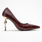 Hudson - Burgundy Stiletto Heel Shoe (Women)