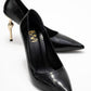 Hudson - Black Stiletto Heel Shoe (Women)