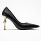 Hudson - Black Stiletto Heel Shoe (Women)