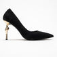 Hudson - Black Patterned Pump (Women)