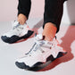 Leona - White-Navy Sport Sneaker (Women)