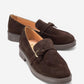 Galea - Brown Genuine Leather Buckled Loafer (Women)