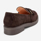 Galea - Brown Genuine Leather Buckled Loafer (Women)