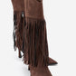 Gueras - Brown Pointed Toe High Heel Boot (Women)
