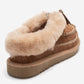 Noriel - Taupe Genuine Leather Moccasin Slipper (Women)