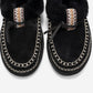 Noriel - Black Suede Genuine Leather Moccasin Slipper (Women)