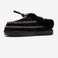 Noriel - Black Suede Genuine Leather Moccasin Slipper (Women)