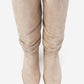 120 - Beige Suede Gusseted Block Heel Knee-High Boot (Women)