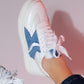 Sande - White Denim Detail Sport Sneaker (Women)