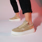 Jose - Beige Denim Sport Sneaker (Women)