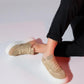 Jose - Beige Denim Sport Sneaker (Women)