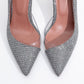 653 - Platinum Metallic Heeled Shoe (Women)