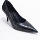 Marcus - Black Printed Pointed Toe Stiletto Pump (Women)