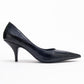 Marcus - Black Printed Pointed Toe Stiletto Pump (Women)