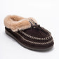 Noriel - Brown Genuine Leather Moccasin Slipper (Women)