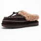 Noriel - Brown Genuine Leather Moccasin Slipper (Women)