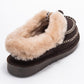 Noriel - Brown Genuine Leather Moccasin Slipper (Women)