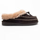 Noriel - Brown Genuine Leather Moccasin Slipper (Women)