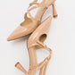 Coje - Beige Patent Pointed Toe Stiletto Pump (Women)