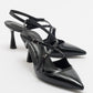Coje - Black Patent Pointed Toe Stiletto Shoe (Women)