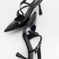 Coje - Black Patent Pointed Toe Stiletto Shoe (Women)