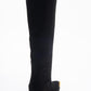 Lexa - Black Gold-Trimmed Pointed Toe Stiletto Knee-High Boot (Women)