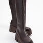 Amaronte - Brown Stretch Thick Sole Boot (Women)