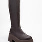 Amaronte - Brown Stretch Thick Sole Boot (Women)