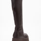 Amaronte - Brown Stretch Thick Sole Boot (Women)
