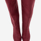 Lexa - Burgundy Gold-Detail Pointed Toe Knee-High Boot (Women)