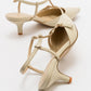 Frans - Off-White Pointed Toe Backless Low Heel Shoe (Women)