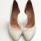 653 Heeled Shoe Pearl Glitter