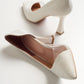 653 - Pearl Glitter Heeled Shoe (Women)