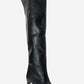 Vody - Black Over-The-Knee Zip Stiletto Boot (Women)