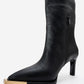 Vody - Black Over-The-Knee Zip Stiletto Boot (Women)