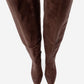 Vody - Brown Suede Zip Over-The-Knee Stiletto Boot (Women)