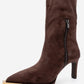 Vody - Brown Suede Zip Over-The-Knee Stiletto Boot (Women)