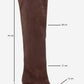 Vody - Brown Suede Zip Over-The-Knee Stiletto Boot (Women)