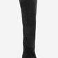 Vody - Black Suede Zip Over-The-Knee Stiletto Boot (Women)