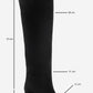 Vody - Black Suede Zip Over-The-Knee Stiletto Boot (Women)