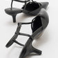 Frans - Black Pointed Toe Backless Low Heel Shoe (Women)