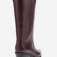 Juana - Burgundy Genuine Leather Pointed Toe Boot (Women)